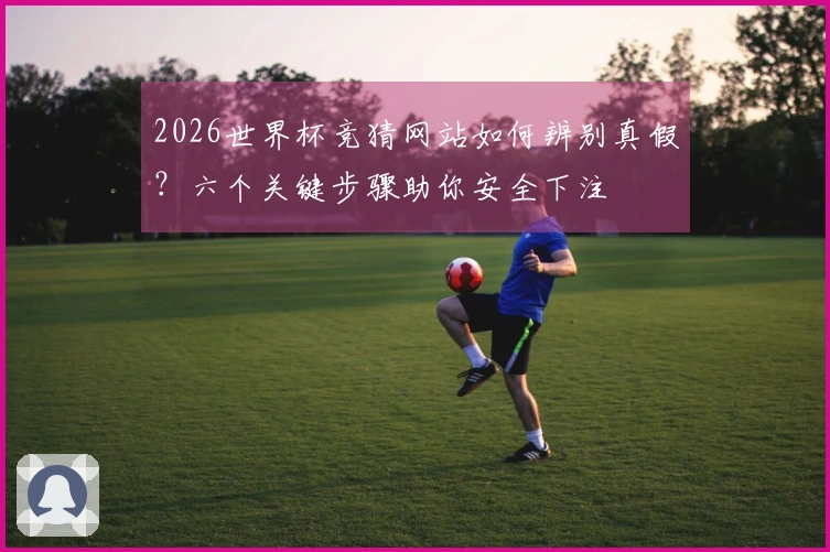 2026世界杯竞猜网站如何辨别真假？六个关键步骤助你安全下注