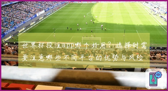 世界杯投注app哪个好用？选择时需要注意哪些不同平台的优势与风险